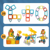 3D Magnetiniai blokeliai ''Transportas'' 80vnt.