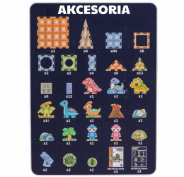 „Woopie“ 3D magnetinis šviečiančių kaladėlių rinkinys