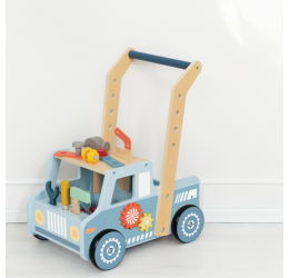 Tooky Toy medinė vaikštynė–dirbtuvės