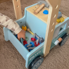 Tooky Toy medinė vaikštynė–dirbtuvės