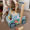 Tooky Toy medinė vaikštynė–dirbtuvės