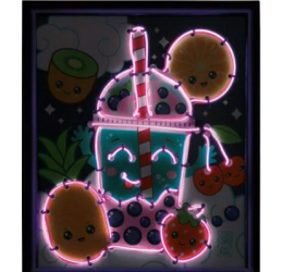 Kūrybinis rinkinys šviečiantis neoninis ''Bubble Tea''