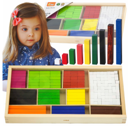 Viga klasikinės ''Cuisenaire'' kaladėlės