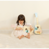 Rožinė medinė ukulele iš „Classic World“