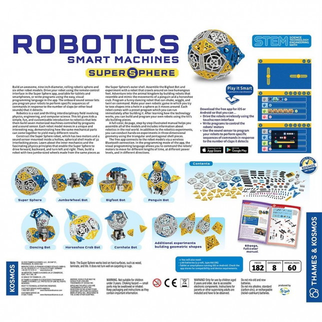 Inžinerinis-mokslinis rinkinys „Robotika: Super Sphere“