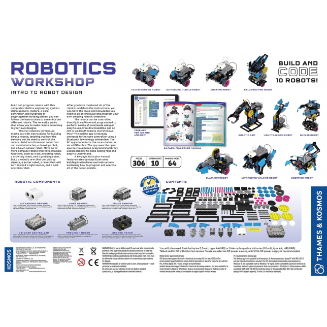 Inžinerinis-mokslinis rinkinys “Robotikos dirbtuvės”