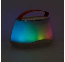 RGB Bluetooth karaokės kolonėlė su 2 belaidžiais mikrofonais