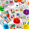 Montessori meškiukų skaičiavimo rinkinys – 44 elementai