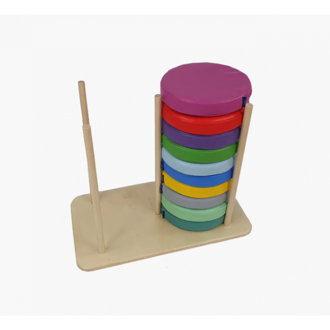 Mobilus stovas apvalioms pagalvėlėms 30 cm
