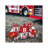 WOOPIE 3D magnetinių kaladėlių ugniagesių komandos rinkinys, 48 ​​vnt.