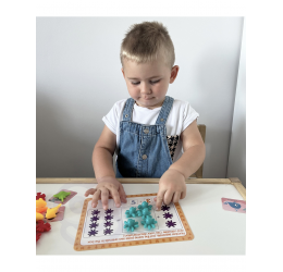WOOPIE Montessori edukacinis rinkinys skaičiavimui, ''Jūros šalis,, 111 vnt.