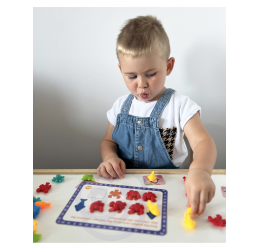 WOOPIE Montessori edukacinis rinkinys skaičiavimui, ''Jūros šalis,, 111 vnt.