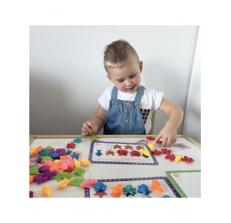 WOOPIE Montessori edukacinis rinkinys skaičiavimui, ''Jūros šalis,, 111 vnt.