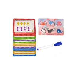 WOOPIE Montessori edukacinis rinkinys skaičiavimui, ''Jūros šalis,, 111 vnt.