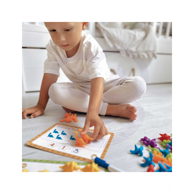 WOOPIE Montessori edukacinis rinkinys skaičiavimui, ''Jūros šalis,, 111 vnt.