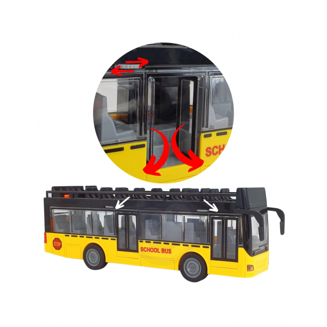 WOOPIE autobusas su šviesomis ir atidaromomis durimis