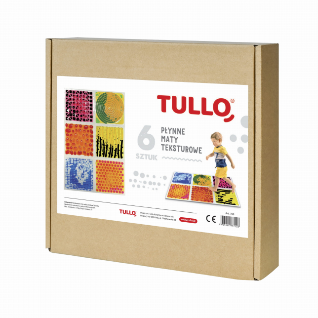 Sensorinis takas-plytelės su įvairiomis tekstūromis 30x30 cm 6 vnt.