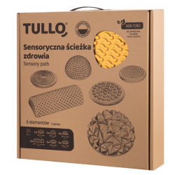 Tullo Fizjo sensoriniai takai, 6 vnt., pastelinės spalvos