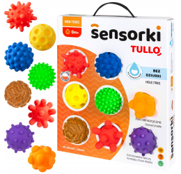 Tullo sensoriniai kamuoliukai 8 vnt. Be skylučių