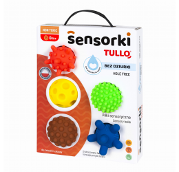 Tullo sensoriniai kamuoliukai 5 vnt. Be skylučių