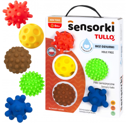 Tullo sensoriniai kamuoliukai 5 vnt. Be skylučių
