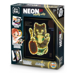 Kūrybinis rinkinys neoninis katinas Maneki-neko