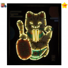 Kūrybinis rinkinys neoninis katinas Maneki-neko
