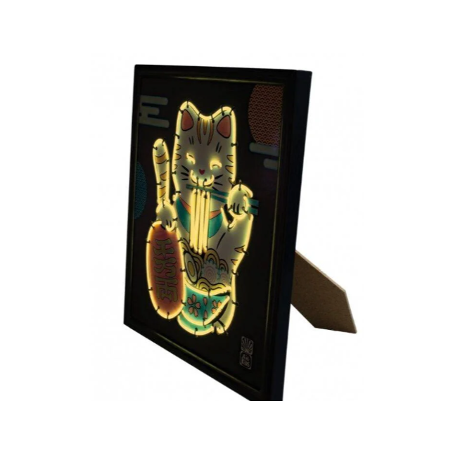 Kūrybinis rinkinys neoninis katinas Maneki-neko