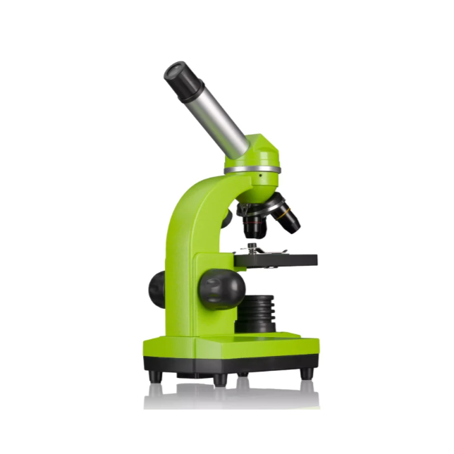 Mikroskopas JUNIOR Biolux SEL Student 40x-1600x Žalias