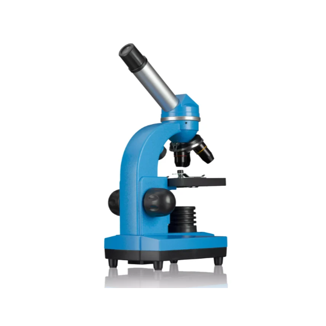 Mikroskopas JUNIOR Biolux SEL Student 40x-1600x Mėlynas