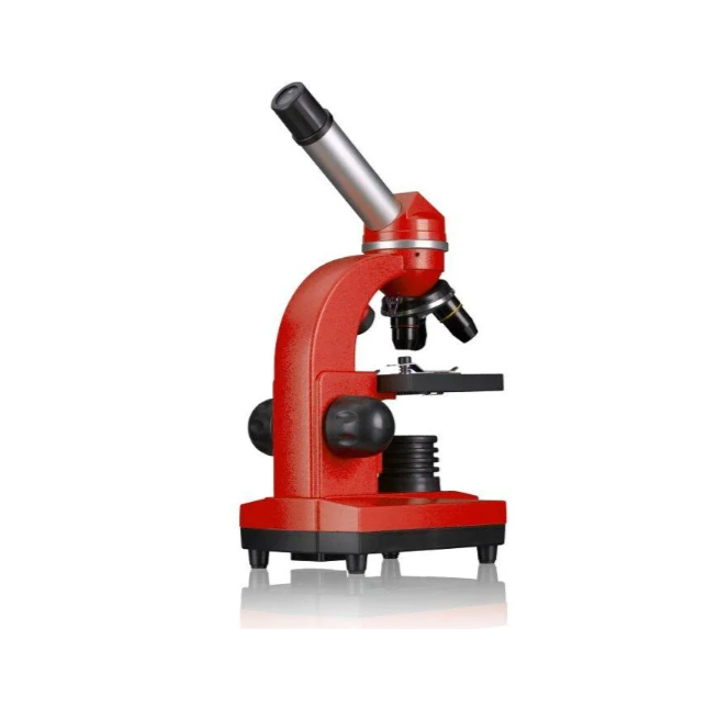 Mikroskopas BIOLUX SEL JUNIOR Student 40x-1600x Raudonas
