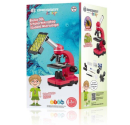 Mikroskopas BIOLUX SEL JUNIOR Student 40x-1600x Raudonas