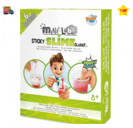 Eksperimentų rinkinys Mini Lab Slime šviečiantys tamsoje
