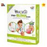 Eksperimentų rinkinys Mini Lab Slime šviečiantys tamsoje