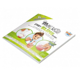 Eksperimentų rinkinys Mini Lab Slime šviečiantys tamsoje