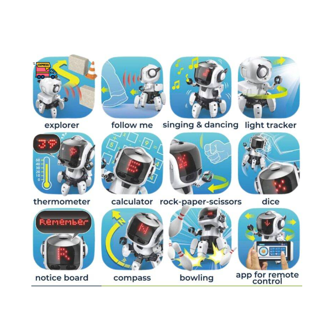 Programuojamas robotas Tobbie 2