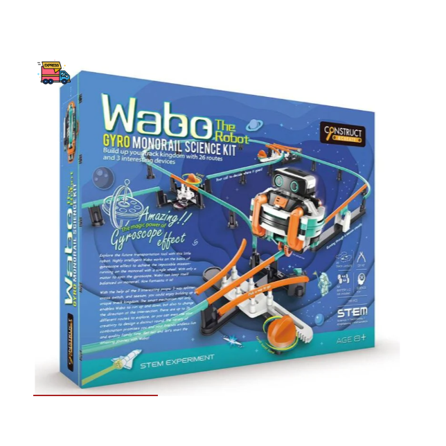 Konstruktorius robotas Wabo 26 maršrutai