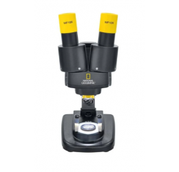 Stereo binokuliarinis mikroskopas 20x su LED apšvietimu