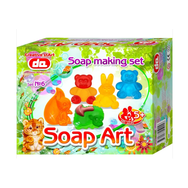 Muiliukų kūrybos rinkinys Soap Art - "Gyvūnai"