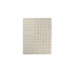 Stilingas vilnos kilimas „Vichy Matcha“ 90x120cm.