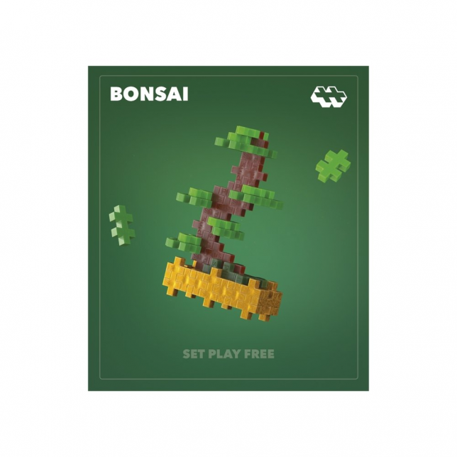 Plus Plus konstruktorius - žaliasis bonsas