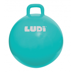 LUDI šokinėjimo kamuolys, mėlynas 55 cm