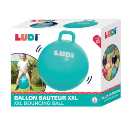 LUDI šokinėjimo kamuolys, mėlynas 55 cm