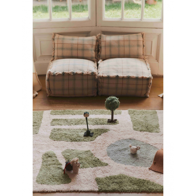 „Tartan Vintage Red“ kilimas 90x120cm.