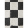 Stilingas medvilninis kilimas 120x160cm., melsvas