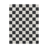 Stilingas medvilninis kilimas 120x160cm., melsvas