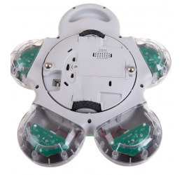 Interaktyvus sensorinis robotas su šviesa ir garsu