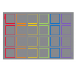 „Essentials™ Spalvoti kvadratai“ kilimas vidaus ir lauko reikmėms 300x200cm