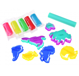 Plastilino rinkinys „Pasaulio žemėlapis“