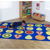 Vaisių kilimas stačiakampis 300x200cm